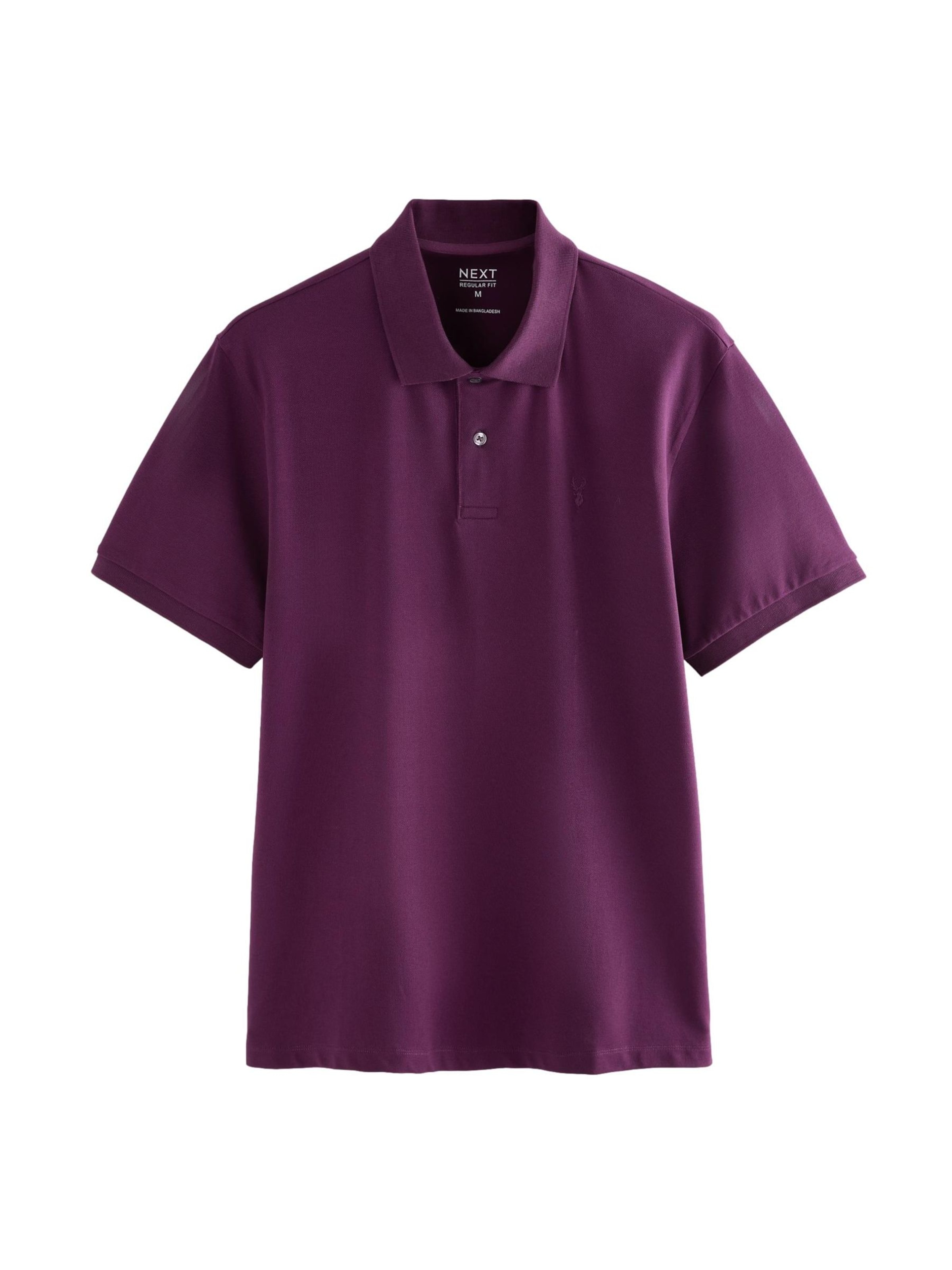 Tricou 'Piqué' de la Next pe mov: față