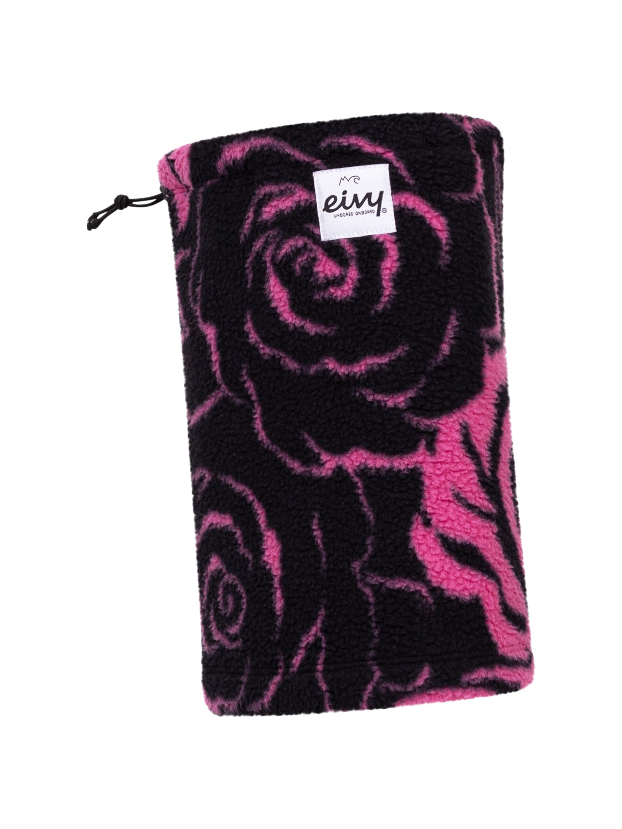 Eivy Neckwarmer Sherpa Mütze Halswärmer mit Kordelstopper in Pink: Vorderseite