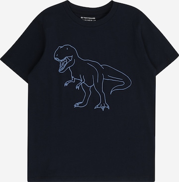 T-Shirt TOM TAILOR en bleu : devant