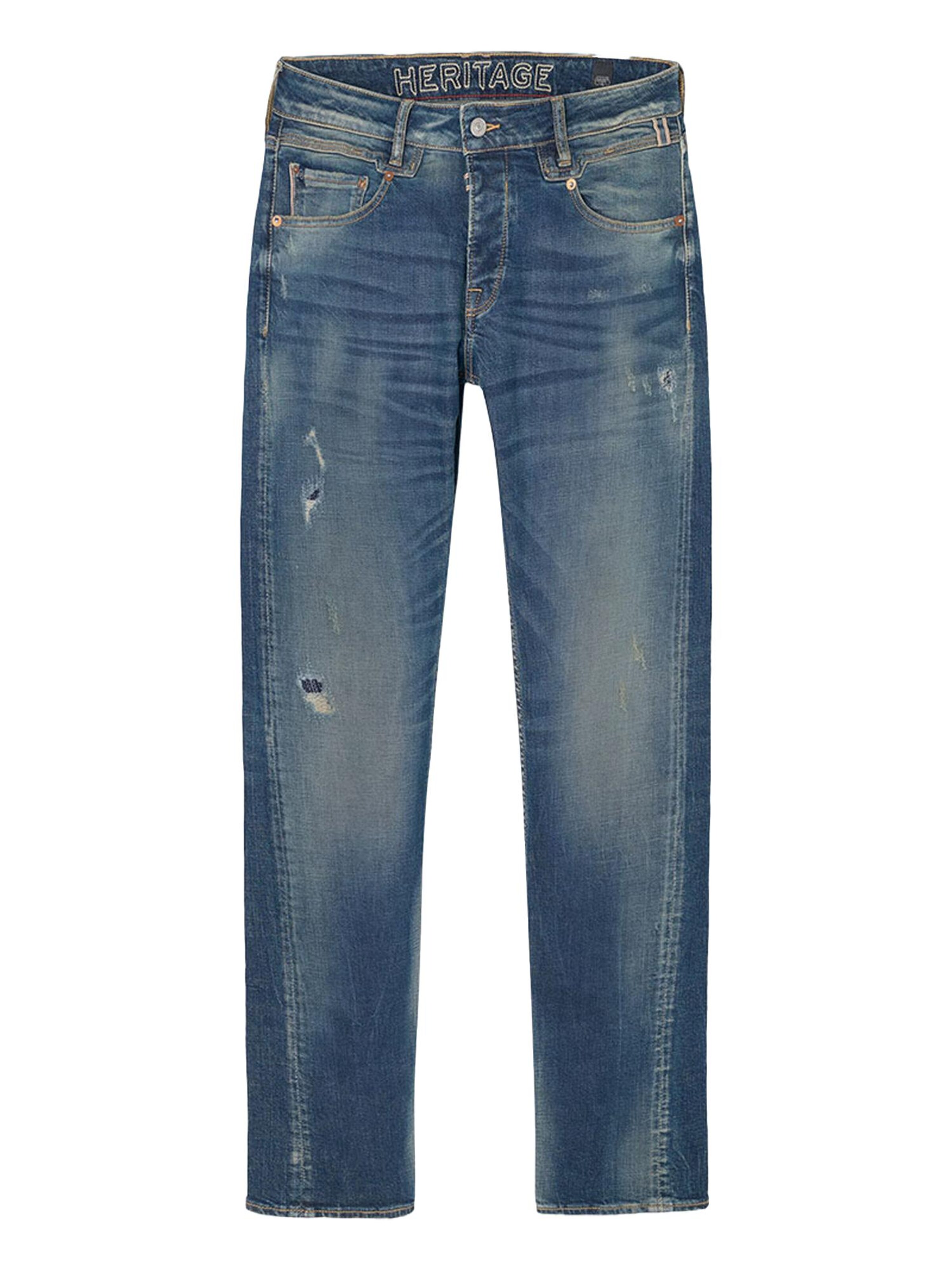 Effilé Jean Le Temps Des Cerises en bleu : devant