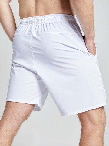 SPORTKIND Regular Workout Pants 'Performance' in White