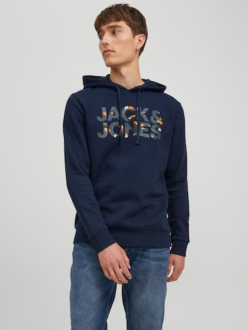 JACK & JONES Sweatshirt 'Ramp' in Blauw: voorkant