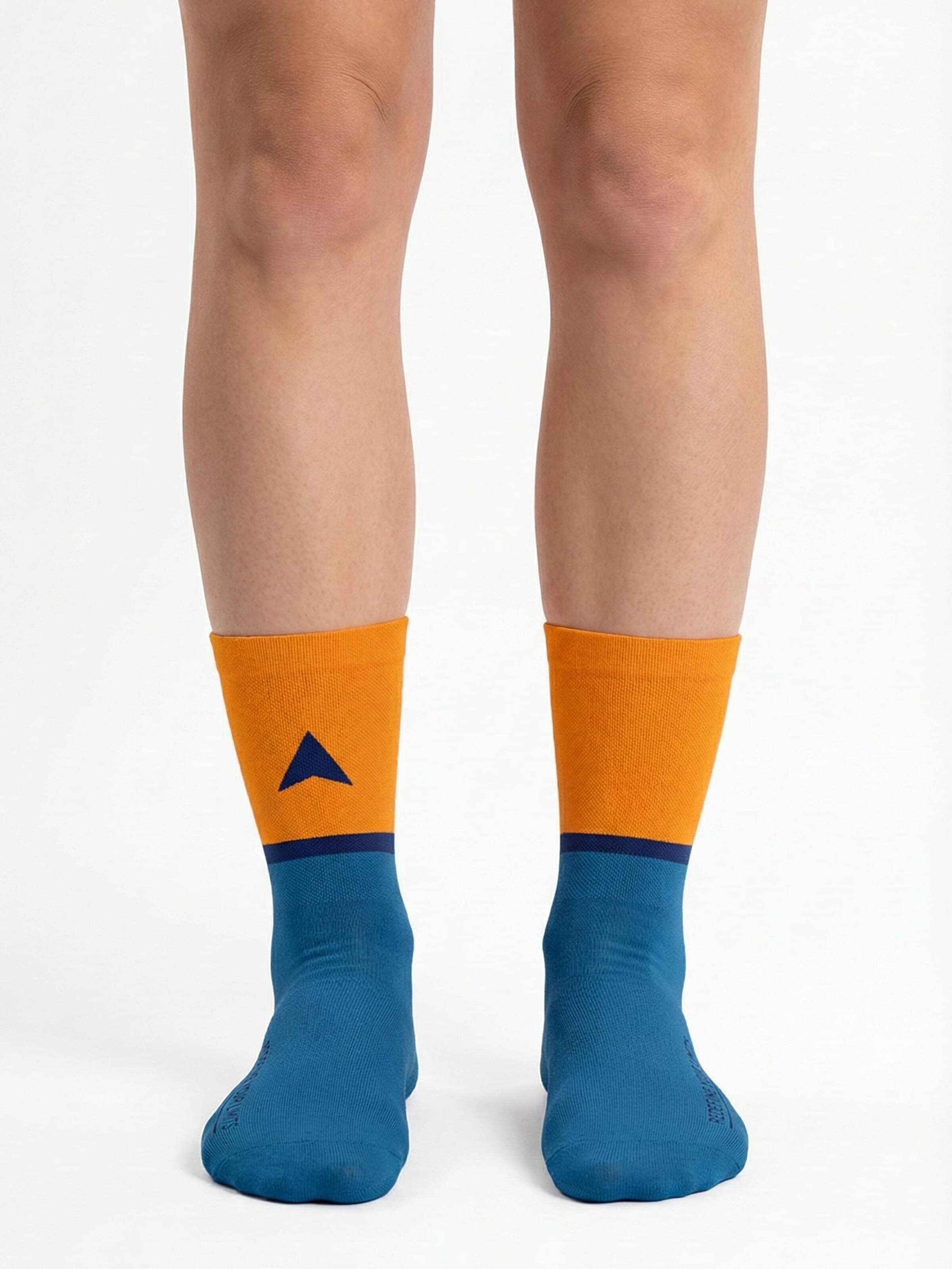 PIPPO Amsterdam Sports socks in Orange: front