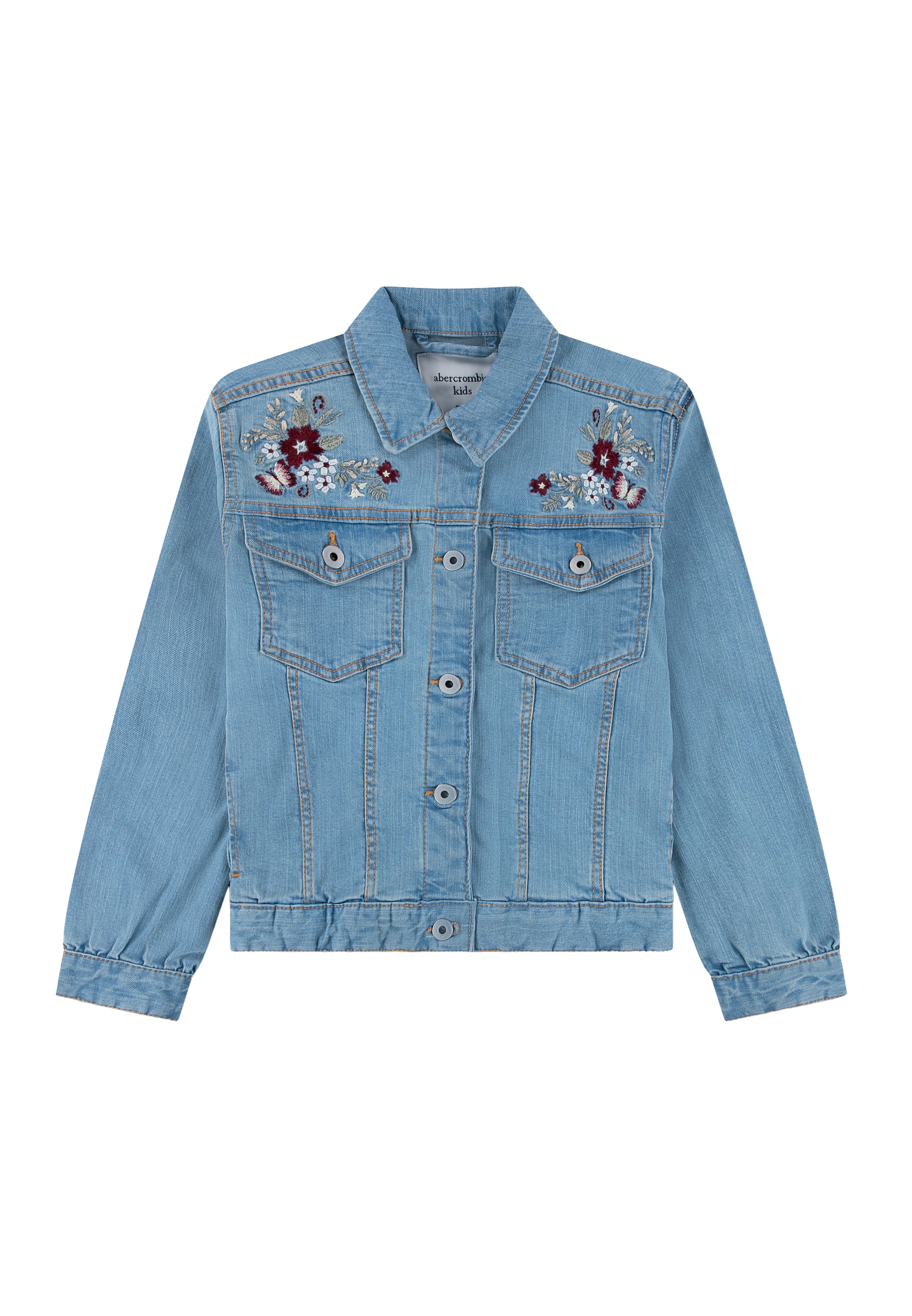 Abercrombie & Fitch Between-season jacket in Blue: front