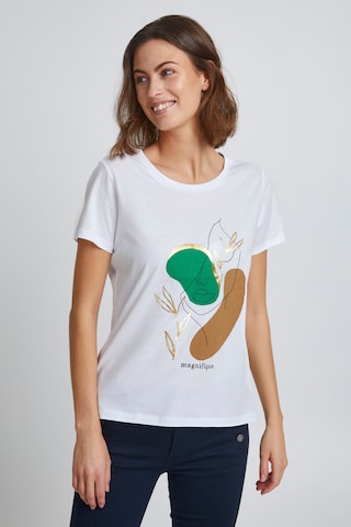 Fransa Shirt 'FRFEFRESH' in Groen: voorkant