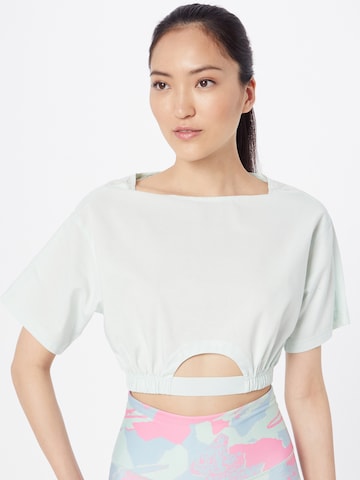 T-shirt fonctionnel Reebok en blanc : devant