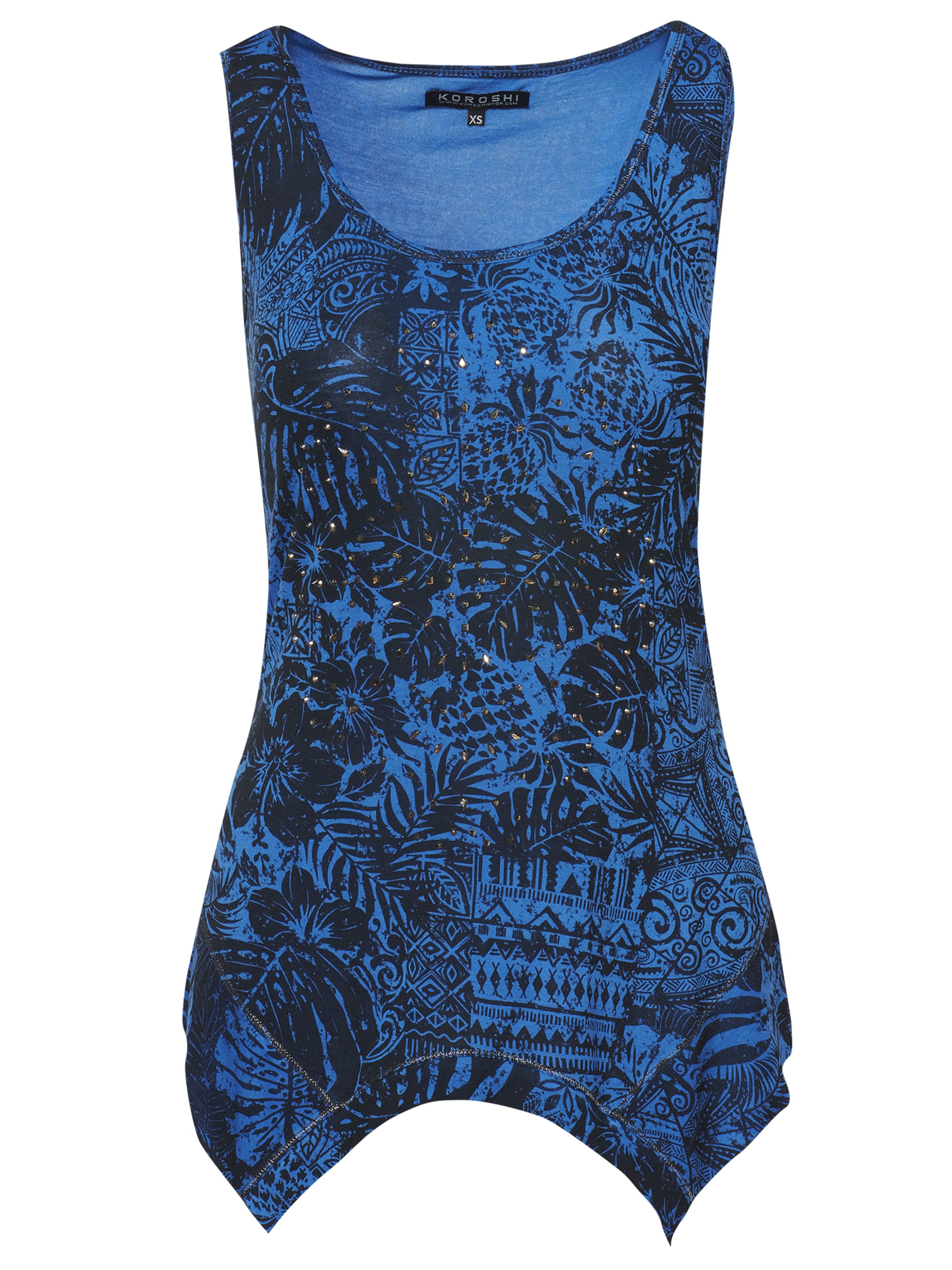 KOROSHI Topp, värv sinine: eest vaates