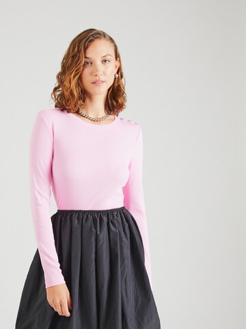 ONLY Shirt 'ONLCHECKIE' in Pink: front
