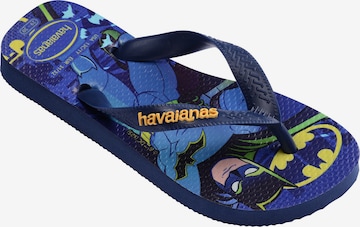 Chaussures ouvertes HAVAIANAS en bleu : devant