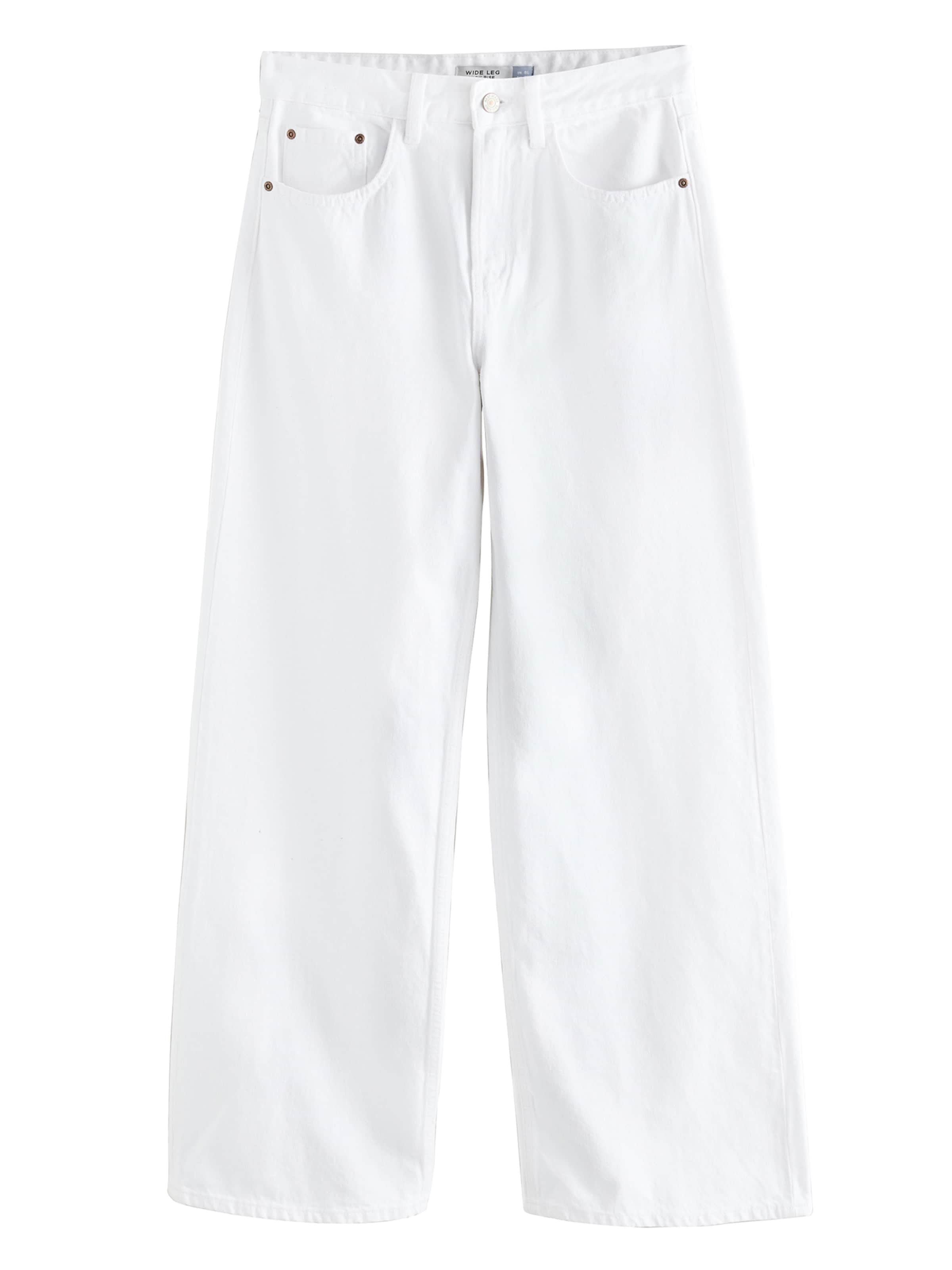 Next Jeans in White: front