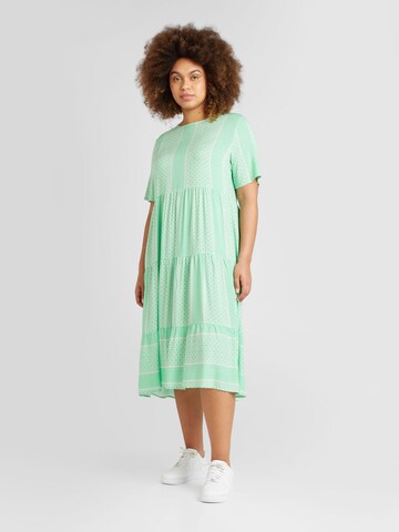 ONLY Carmakoma Φόρεμα 'MARRAKESH' σε πράσινο