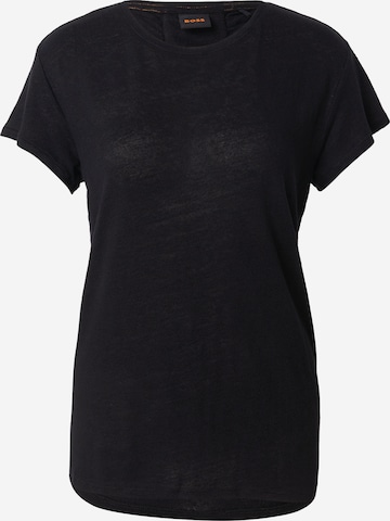 melns BOSS Orange T-Krekls 'Evelina': no priekšpuses