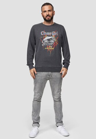 Recovered Sweatshirt 'Jurassic Park T-Rex Rock' in Grey