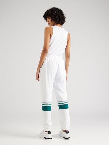 Sergio Tacchini Tapered Παντελόνι φόρμας 'MONZA' σε λευκό
