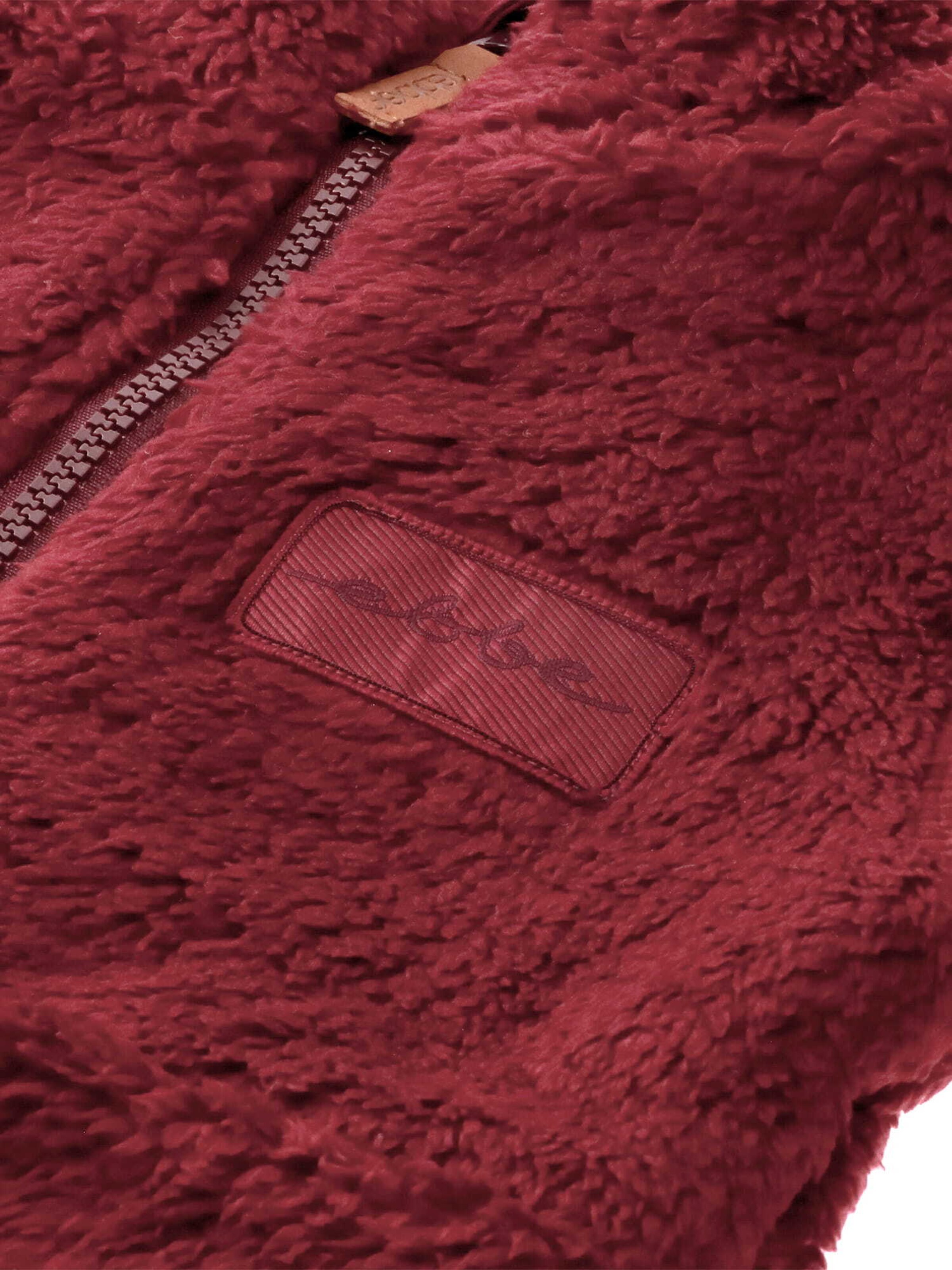 Ebbe Zip-Up Hoodie in Red