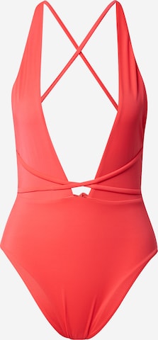 HunkemöllerTrokutasti Jednodijelni kupaći kostim 'Juicy' - crvena boja: prednji dio