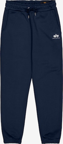 ALPHA INDUSTRIES Tapered Housut värissä sininen: etupuoli