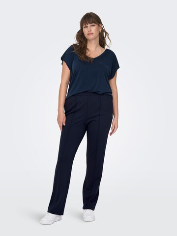 regular Pantaloni con pieghe 'Goldtrash-Suki' di ONLY Carmakoma in blu