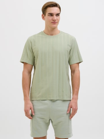 T-Shirt 'JREBLOUIS' JJ Rebel en vert : devant