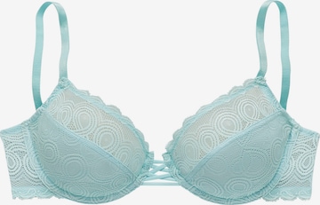 LASCANA T-shirt Bra in Blue: front