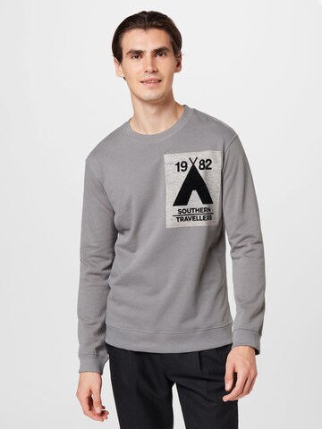 Hailys Men Sweatshirt 'Jimmy' in Grey: front