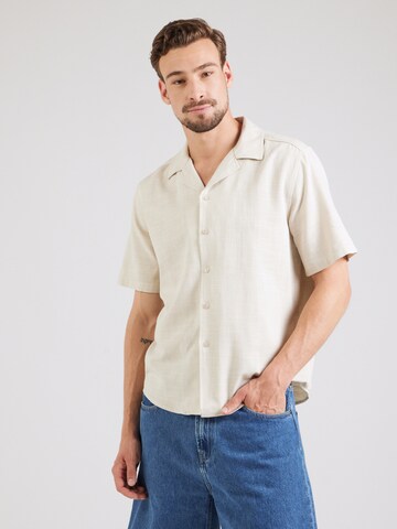 Only & Sons Comfort fit Overhemd 'ONSJANNICK' in Grijs: voorkant