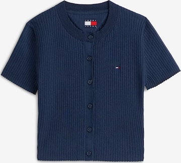 Geacă tricotată 'ESSENTIAL' de la Tommy Jeans pe albastru: față