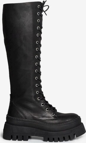 STEVE MADDEN Lace-Up Boots in Black