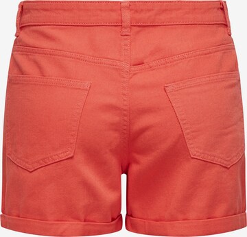 ONLY Regular Shorts 'Joan' in Orange