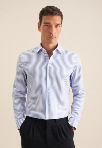 SEIDENSTICKER Regular fit Business shirt in Blue: front