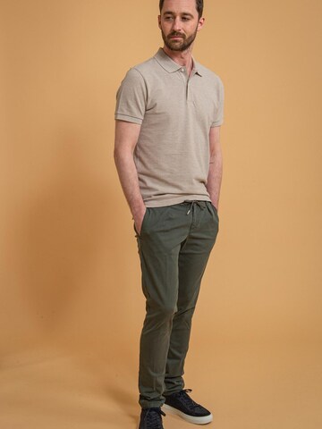 Profuomo Slimfit Chinohose‌‌‌‌‌‌ in Grün: Vorderseite