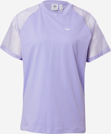 T-shirt ADIDAS ORIGINALS en violet : devant