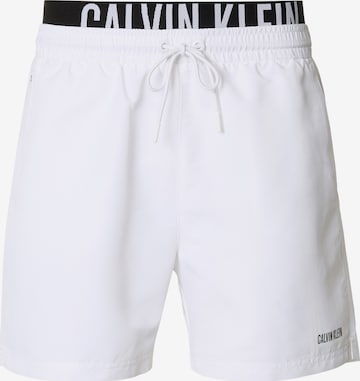 Calvin Klein Swimwear Badeshorts 'Intense Power' i hvid: forside