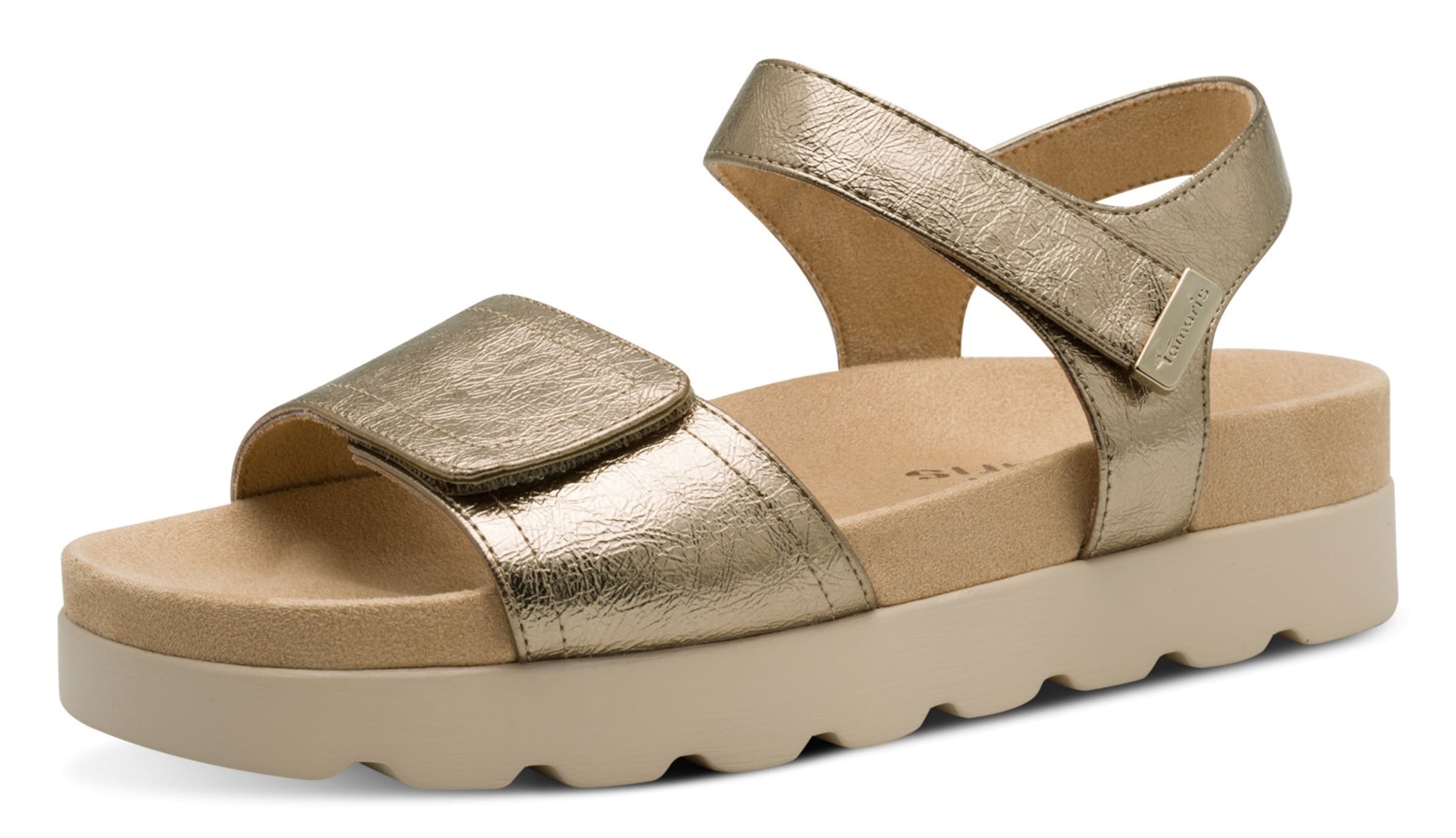 Tamaris Sandale in Bronze: Vorderseite