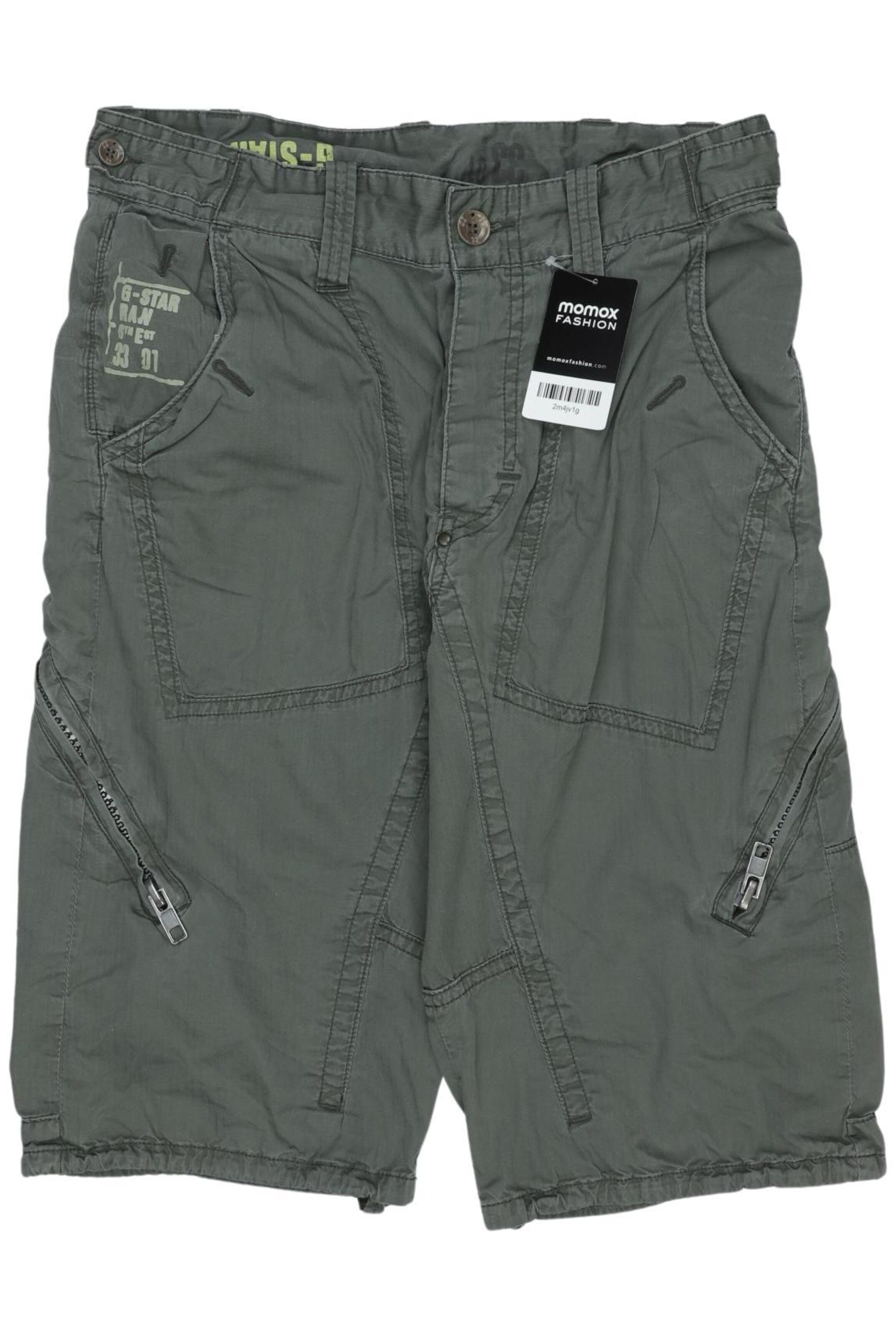 G-STAR Shorts in 33 in Green: front