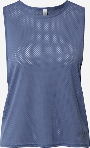 Top sportivo di UNDER ARMOUR in blu: frontale