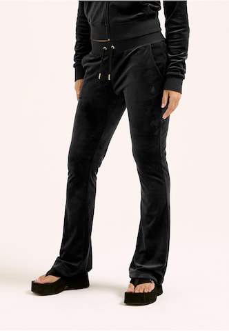 Juicy Couture Расклешенный Штаны 'Dach Cleo' в Черный