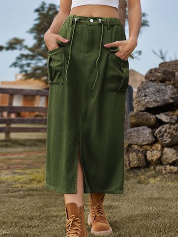 Yesfashion Skirt in Green