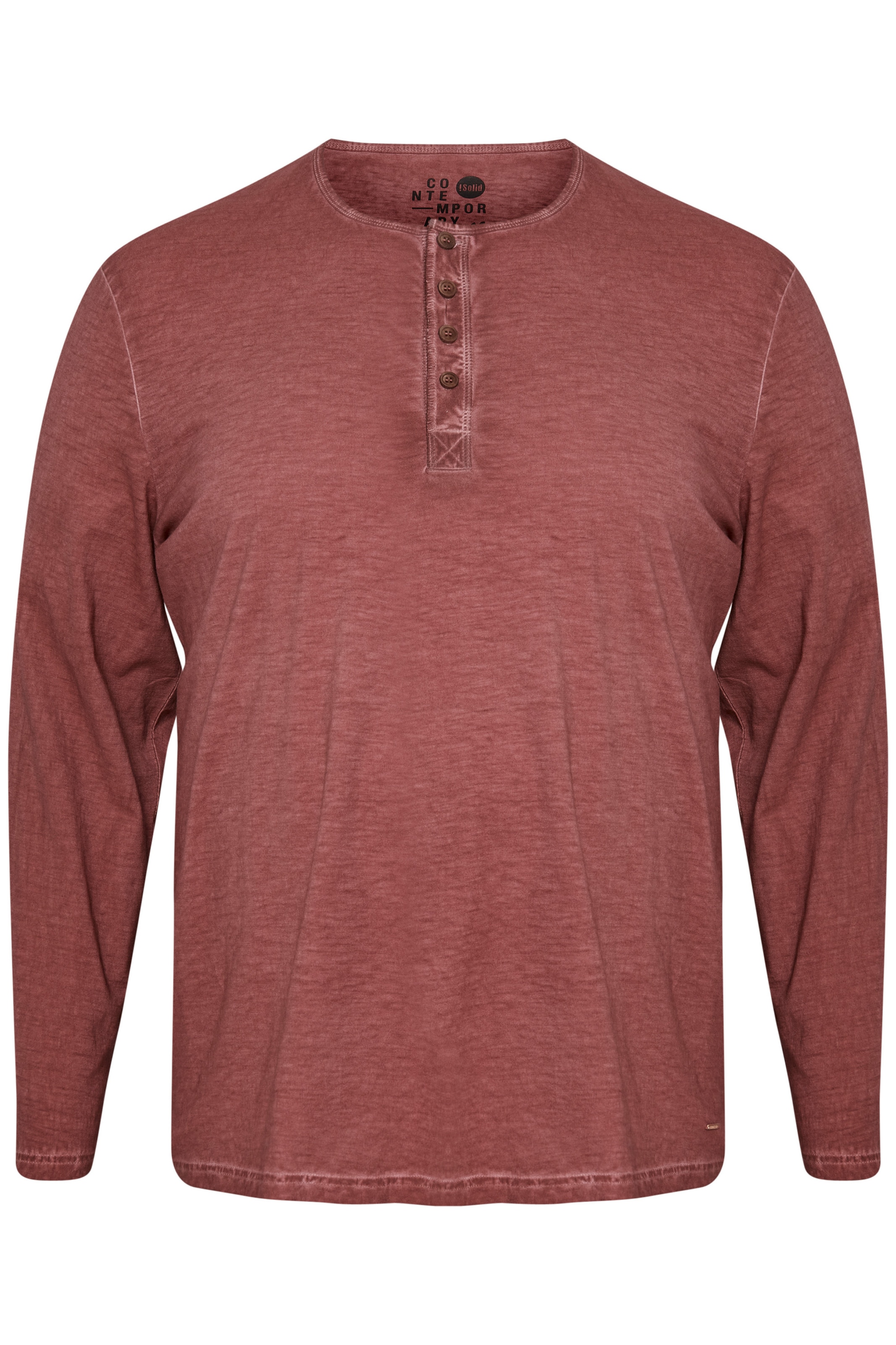 !Solid - Camisa 'Timur' em vermelho: frente