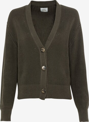 CAMEL ACTIVE Knit Cardigan in Green: front