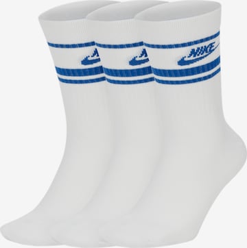 Nike Sportswear Къси чорапи в бяло: отпред