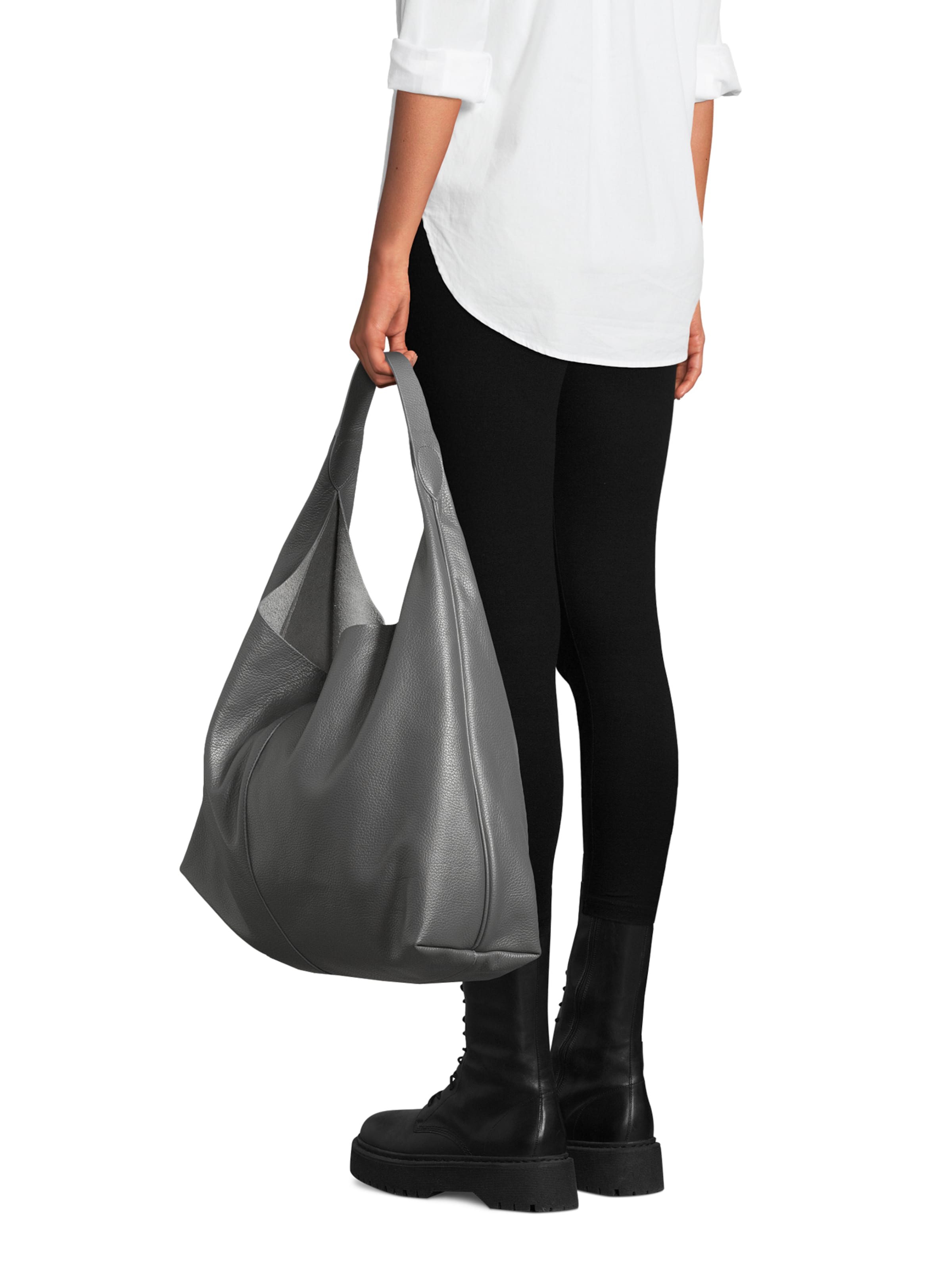 & Other Stories Handtasche 'Uma' in Grau: Vorderseite