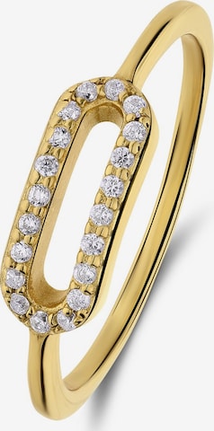 Lucardi Ring in Gold: Vorderseite