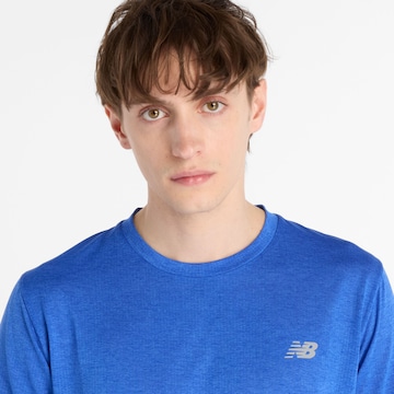 T-Shirt 'Athletics' new balance en bleu