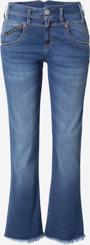 Herrlicher Bootcut Jeans in Blauw: voorkant