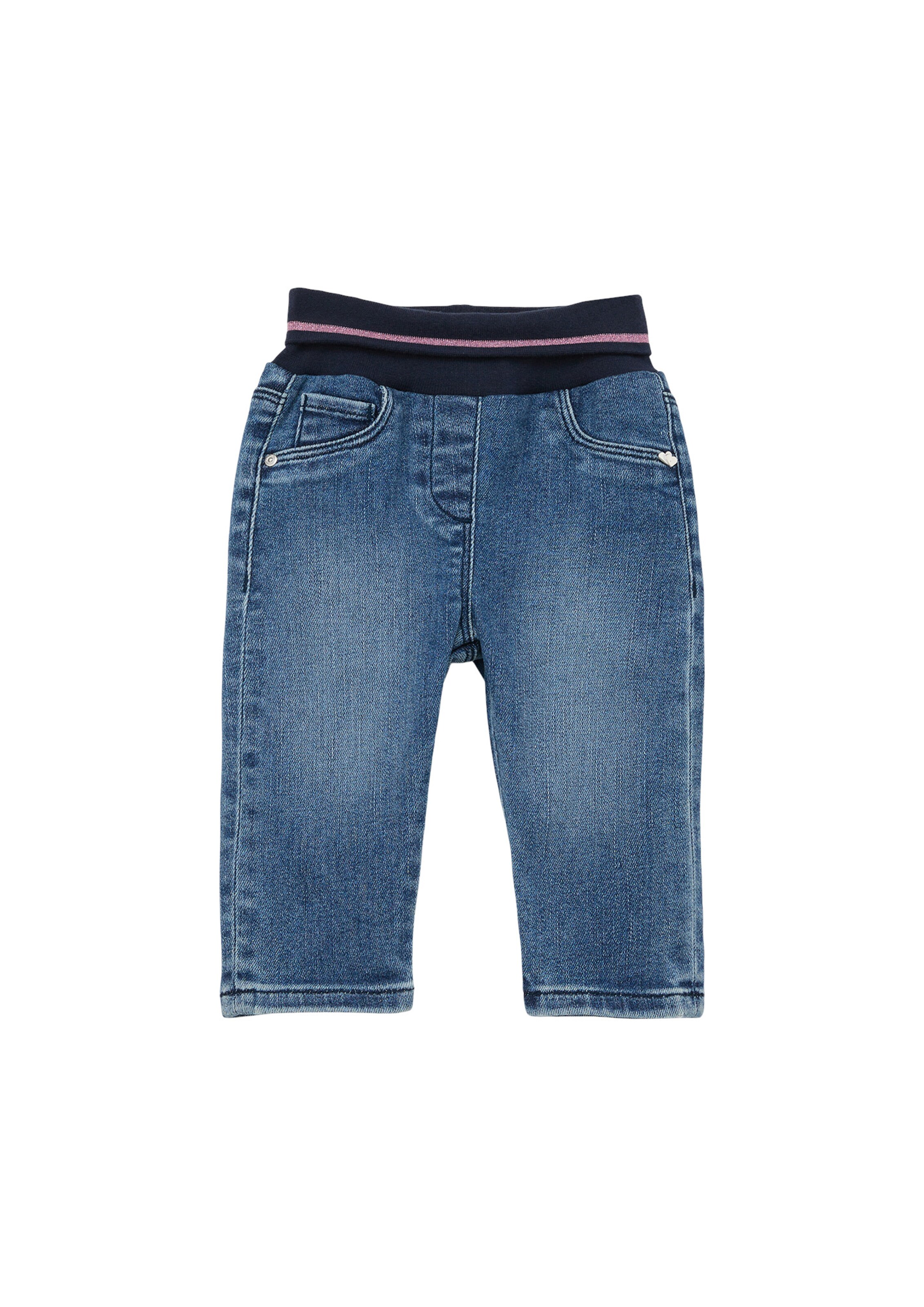 s.Oliver Slimfit Jeans in Blauw: voorkant