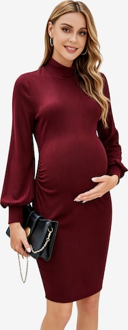 KoJooin Strickkleid in Rot: Vorderseite