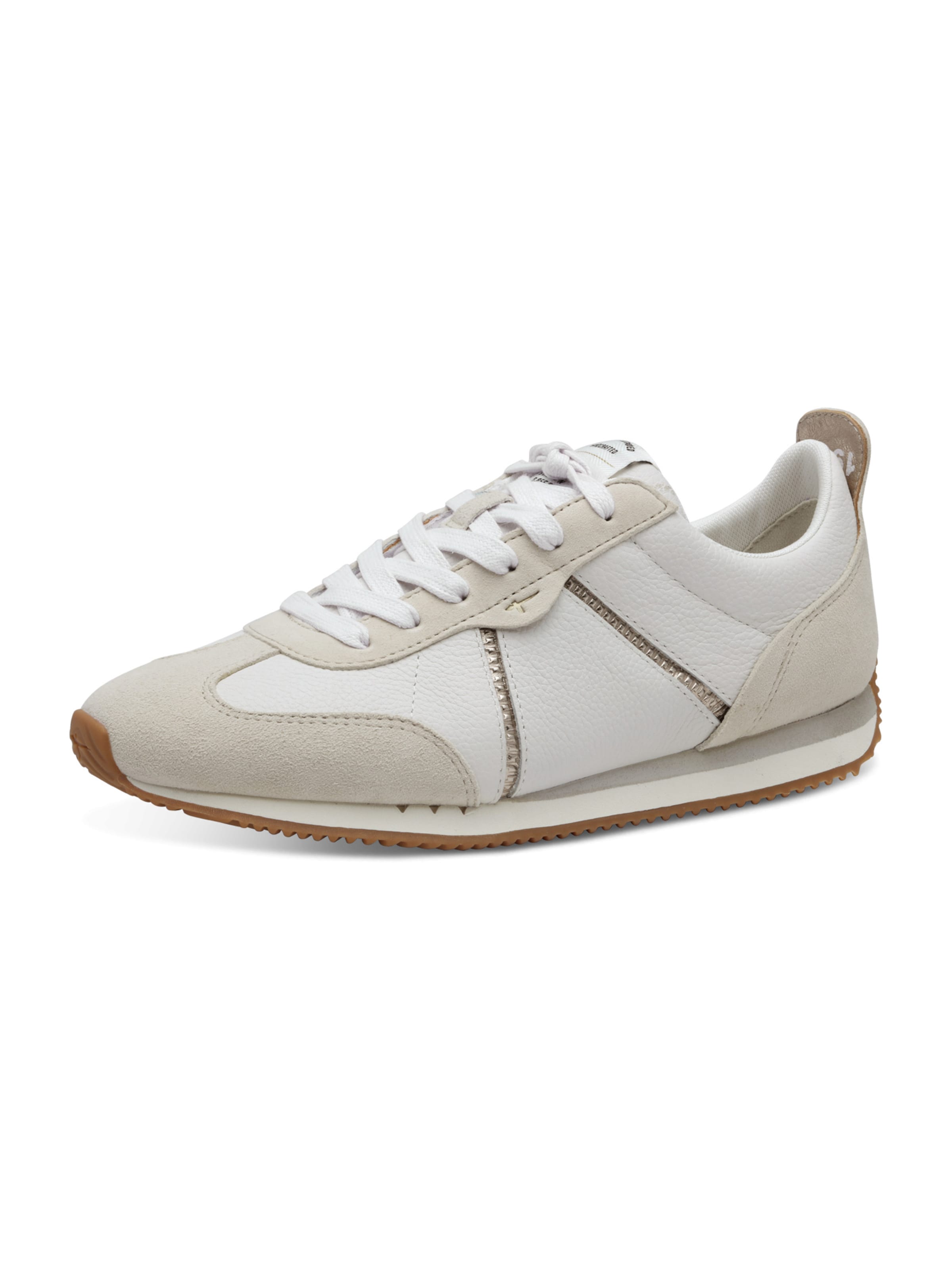 Tamaris Platform trainers in White: front