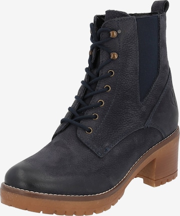 Palado Lace-Up Ankle Boots 'Capraia' in Blue: front