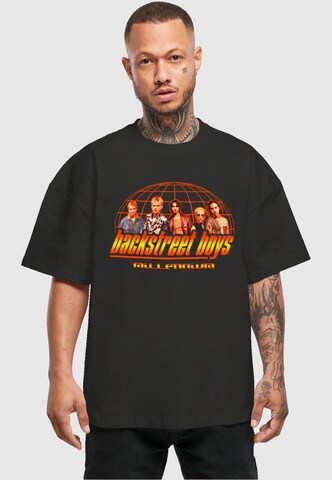 Merchcode T-Shirt 'Backstreet Boys - Millenium Globe' in Schwarz: Vorderseite